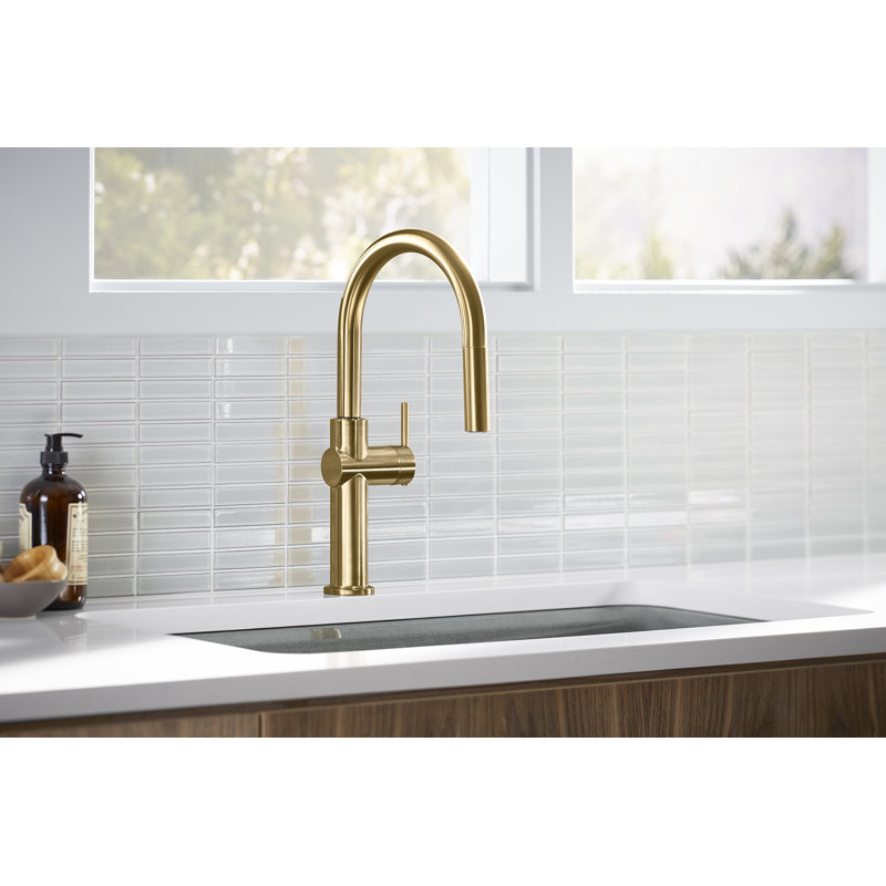 Kohler Crue Single Handle Kitchen Faucet & Reviews Wayfair